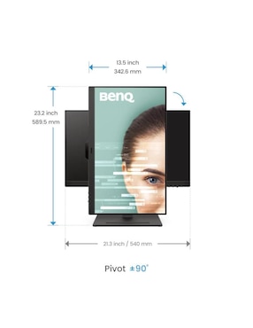 Monitor Benq standard full HD 24 pulgadas GW2490T