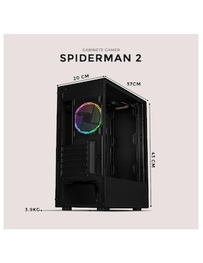 Gabinete Xtreme Pc Gaming Spider-Man II Edition