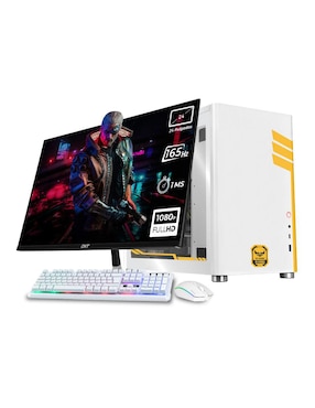 Computadora Gamer Xtreme PC Gaming XTPCR516GB4060MTW 24 Pulgadas Full HD AMD Ryzen 5 NVIDIA GeForce RTX 4060 16 GB RAM 1 TB SSD