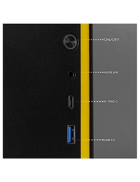 Computadora gamer Xtreme Pc Gaming XTPCR516GB4060MTB 24 pulgadas Full HD AMD Ryzen 5 NVIDIA GeForce RTX 4060 16 GB RAM 1 TB SSD