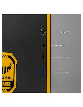Computadora gamer Xtreme Pc Gaming XTPCR516GB4060MTG 24 pulgadas Full HD AMD Ryzen 5 NVIDIA GeForce RTX 5060 16 GB RAM 1 TB SSD