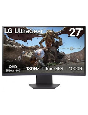 Monitor LG QHD 27 Pulgadas 27GS60QC B