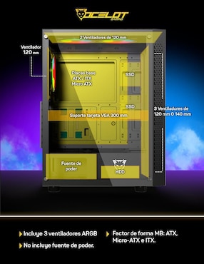 Gabinete Ocelotgaming portal-m4