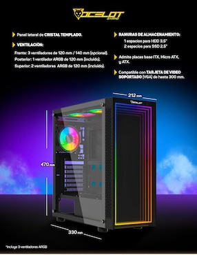 Gabinete Ocelotgaming portal-m4