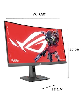 Monitor gamer Asus standard QHD 27 pulgadas XG27WCS