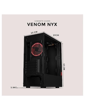 Gabinete Xtreme Pc Gaming CXTVE730BK
