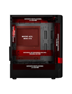 Gabinete Xtreme Pc Gaming CXTVE730BK