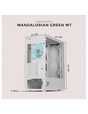 Gabinete Xtreme Pc Gaming Mandalorian Green