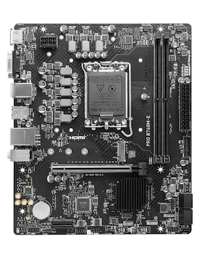 Tarjeta Madre MSI Pro B760m-E 14VA Con Procesador Intel