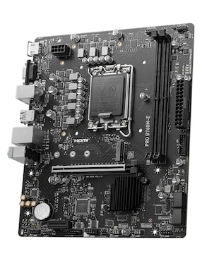 Tarjeta madre MSI Pro B760m-E 14VA compatible con procesador Intel