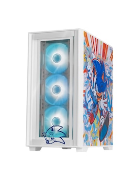 Gabinete Xtreme Pc Gaming Sonic Hedgehog Edition