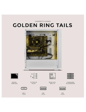 Gabinete Xtreme Pc Gaming Ring Tails Edition