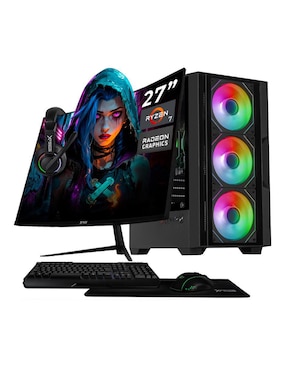 Computadora gamer Xtreme PC Gaming XTPCR732GB5780MMDMB 27 pulgadas Full HD AMD Ryzen 7 AMD Radeon 780M 16 GB RAM 500 GB SSD
