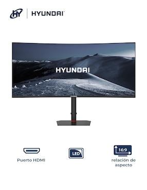 Monitor gamer Hyundai standard UWQHD 34 pulgadas HY View 34