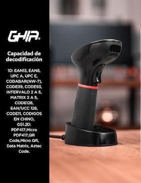 Lector de código de barras Ghia