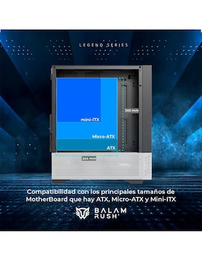 Gabinete Balam Rush Nitrox Crystal 5500CBW