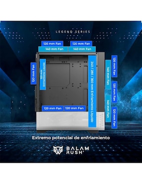 Gabinete Balam Rush Nitrox Crystal 5500CBW