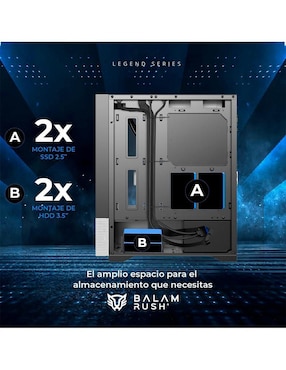 Gabinete Balam Rush Nitrox Crystal 5500CBW