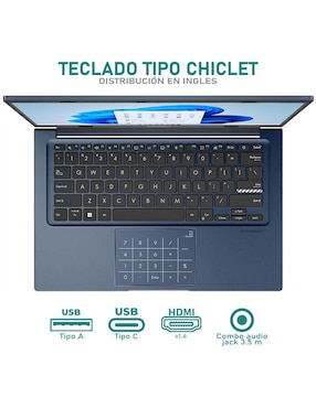 Laptop Asus Vivobook 14 pulgadas Full HD Intel Core i3 Intel UHD 16 GB RAM 512 GB SSD