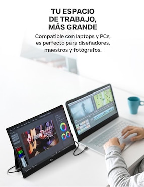 Monitor portátil Qian standard full HD 15.6 pulgadas QMP-IP16S
