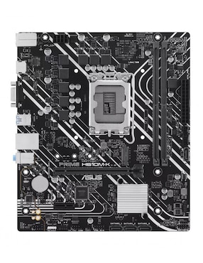 Tarjeta madre Asus H610M-K 90MB1GA0-M0EAY compatible con procesador Intel