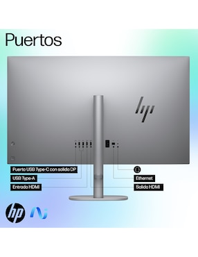 Computadora all in one HP OmniStudio X AIO 32-C0000LA 31.5 pulgadas 4K/UHD Intel core ultra 7 NVIDIA GeForce RTX 4050 16 GB RAM 1 TB SSD