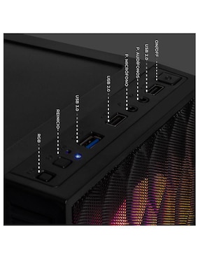 Computadora gamer Xtreme Pc Gaming XTACI516GBHD730MFB 23.8 pulgadas Full HD Intel Core i5 Intel UHD Graphics 730 16 GB RAM 1 TB SSD