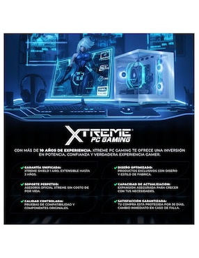 Computadora gamer Xtreme Pc Gaming XTPCR716GBRENOIRMCDB 23.8 pulgadas full hd amd ryzen 7 amd radeon graphics 16 gb ram 1 tb ssd
