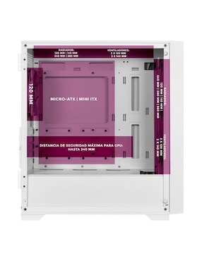 Gabinete Xtreme Pc Gaming Ring Amy Edition