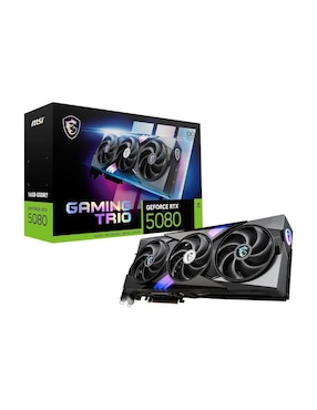 Tarjeta de video Msi RTX 5080 Gaming Trio