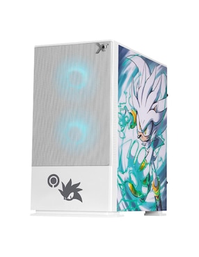 Gabinete Xtreme Pc Gaming Silver Comic Edition