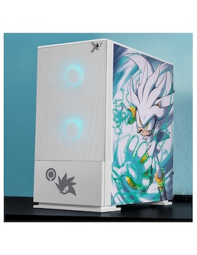 Gabinete Xtreme Pc Gaming Silver Comic Edition
