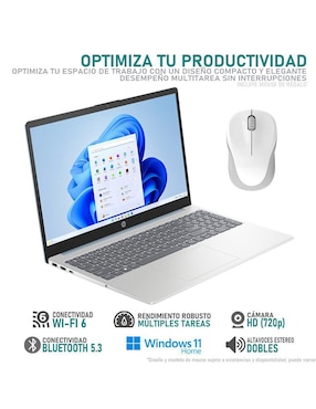 Laptop HP 15-FD0095WM 15.6 pulgadas Full HD Intel Core i5 Intel Iris XE 16 GB RAM 256 GB SSD