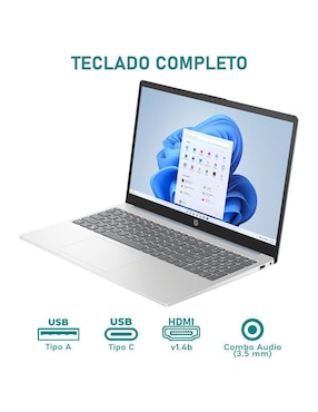 Laptop HP 15-FD0095WM 15.6 pulgadas Full HD Intel Core i5 Intel Iris XE 16 GB RAM 256 GB SSD