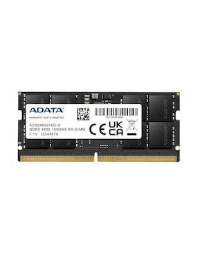 Memoria RAM SO-DIMM DDR5 Adata 16 GB 4800