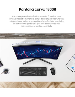 Monitor Samsung standard full HD 27 pulgadas LS27D390GALXZX