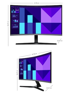 Monitor Samsung standard full HD 27 pulgadas LS27D390GALXZX