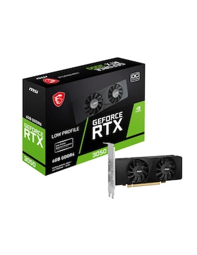 Tarjeta de video Msi Rtx 3050 Lp 6g oc