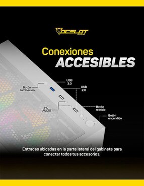 Gabinete Ocelotgaming Glass EW7