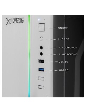 Computadora de escritorio Xtreme PC Gaming XTPCAT16GBVEGA3UW AMD Athlon AND Radeon Vega 3 16 G RAM 500 GB SSD
