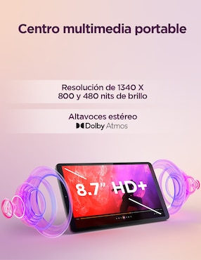 Tablet Lenovo Tab One 7 pulgadas 128 GB de almacenamiento de 4 GB RAM