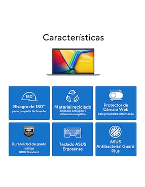 Laptop thin & light Asus Vivobook 15 15.6 pulgadas Full HD Intel Core i5 Intel Iris XE 16 GB RAM 512 GB SSD