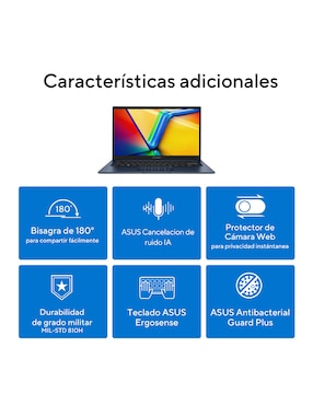 Laptop Asus Vivobook 14 14 pulgadas Full HD Intel Core i5 Intel UHD Graphics 8 GB RAM 512 GB SSD