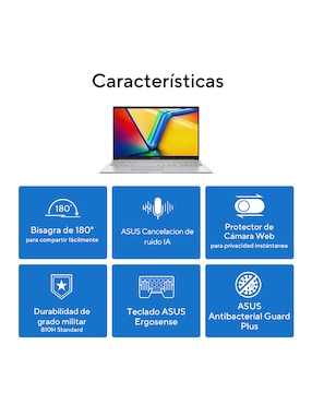 Laptop Asus Vivobook 14 14 pulgadas WUXGA Intel Core i7 Intel UHD Graphics 16 GB RAM 512 GB SSD