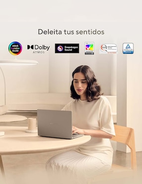 Laptop Asus Zenbook A14 14 pulgadas WUXGA Snapdragon X Qualcomm Adreno 16 GB RAM 512 GB SSD