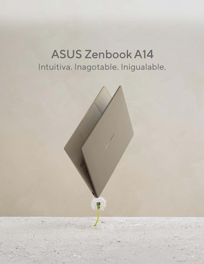 Laptop Asus Zenbook A14 14 pulgadas WUXGA Snapdragon X Qualcomm Adreno 16 GB RAM 512 GB SSD