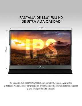 Monitor portátil Akane Full HD 15.6 pulgadas