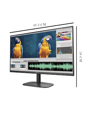 Monitor Aoc standard full HD 21.4 pulgadas 22B2HM2 21.5 VA 100HZ
