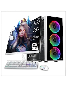 Computadora gamer Xtreme Pc Gaming XTPCR516GBVEGA7MDW 27 pulgadas Full HD AMD Ryzen 5 AMD Radeon Graphics 16 GB RAM 1 TB SSD