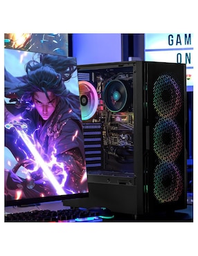 Computadora gamer Xtreme Pc Gaming XTPCR516GBVEGA7MDB 27 pulgadas full hd amd ryzen 5 amd radeon vega 7 16 gb ram 500 gb ssd